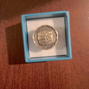 Silpada oxidized sterling silver coin ring
